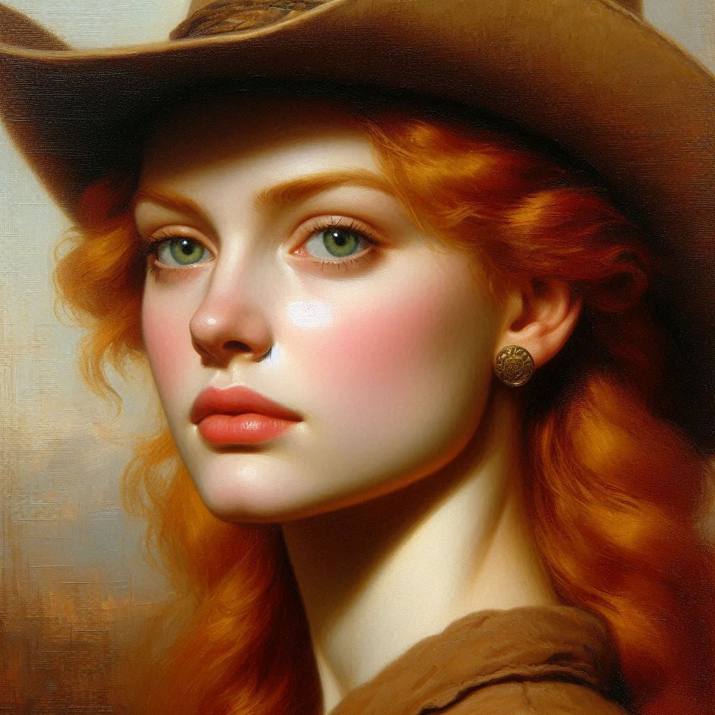 "Fire Hair" A Portrait