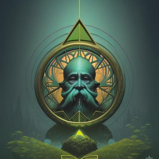 Garden Gnome by Zdzislaw Beksinski