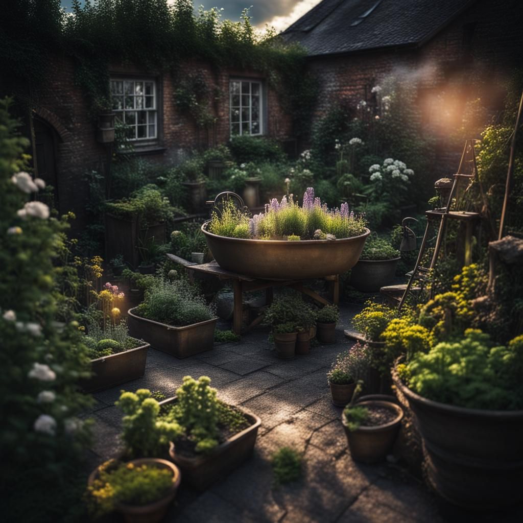 Urban garden for witches