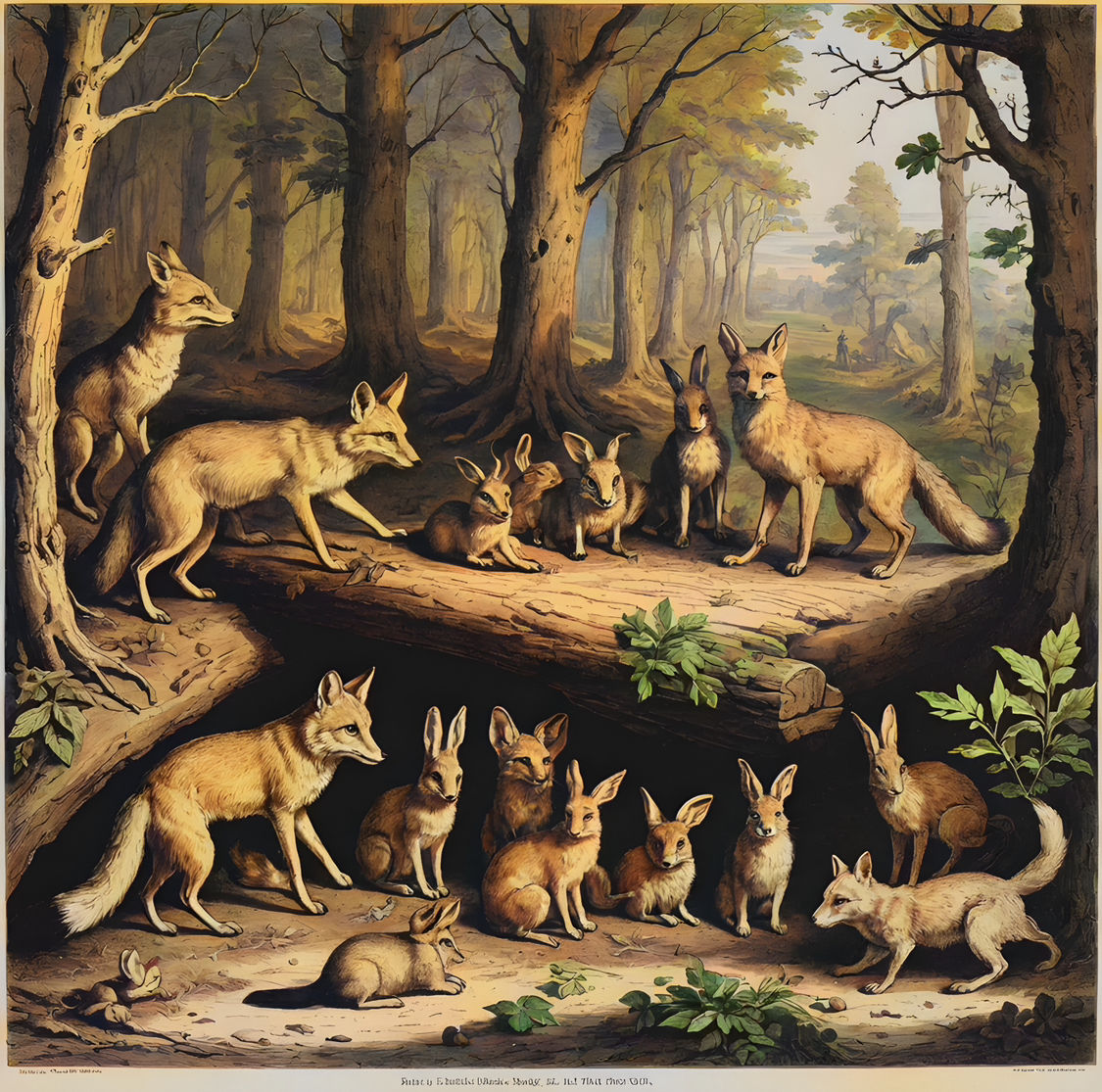 Feral Fables: Animals in the Woods