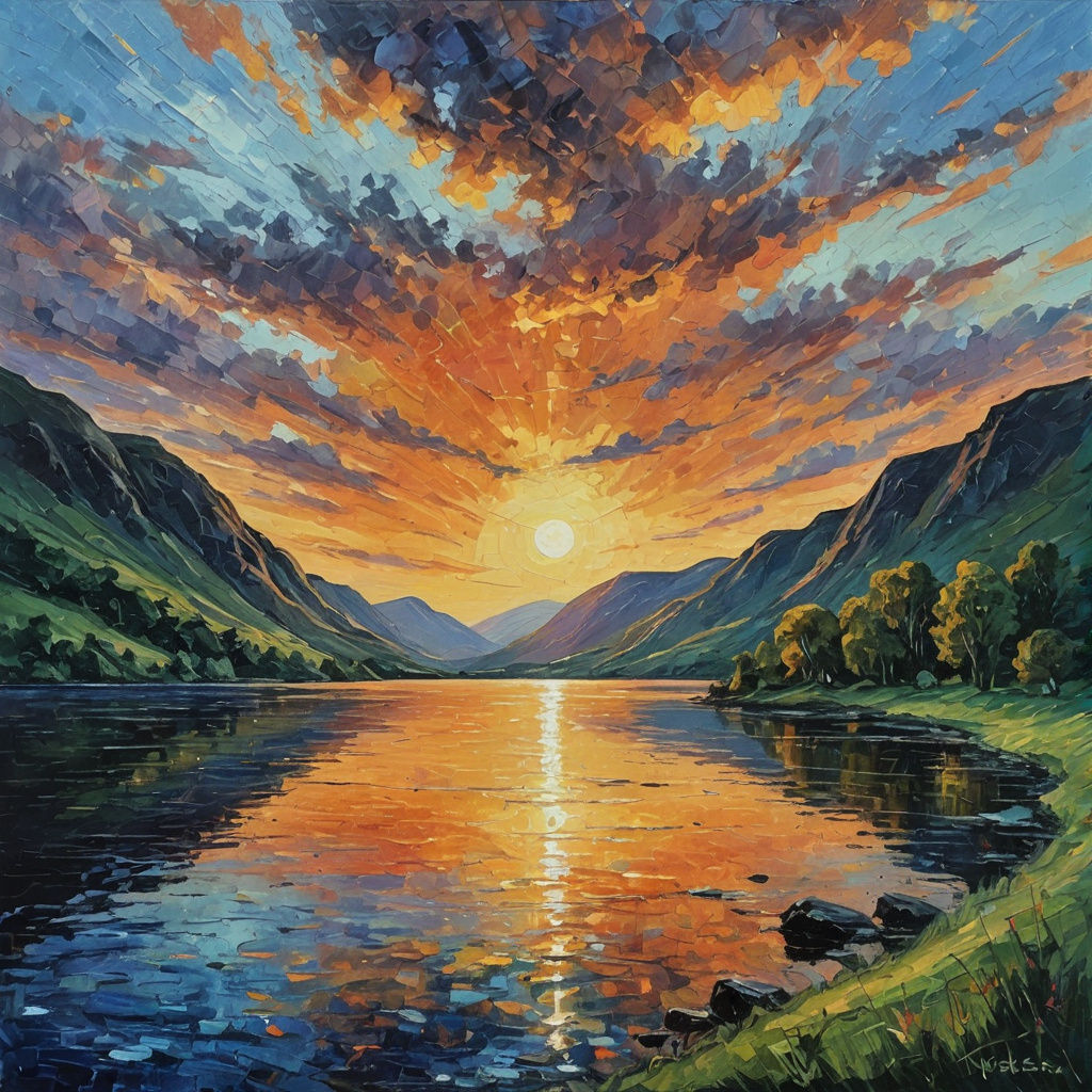 Masterpiece in oils,  impasto,  (8likes)