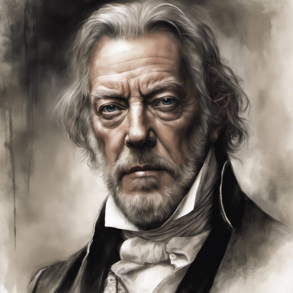 Donald Sutherland as Mr. in "Pride and Prejudice" AI Generated