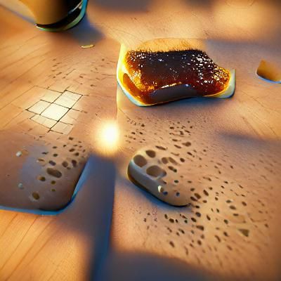 toe jam smeared on toast