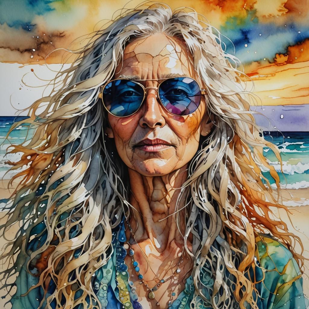 Beauty has no Age limits.......Antonella AI Generated Artwork