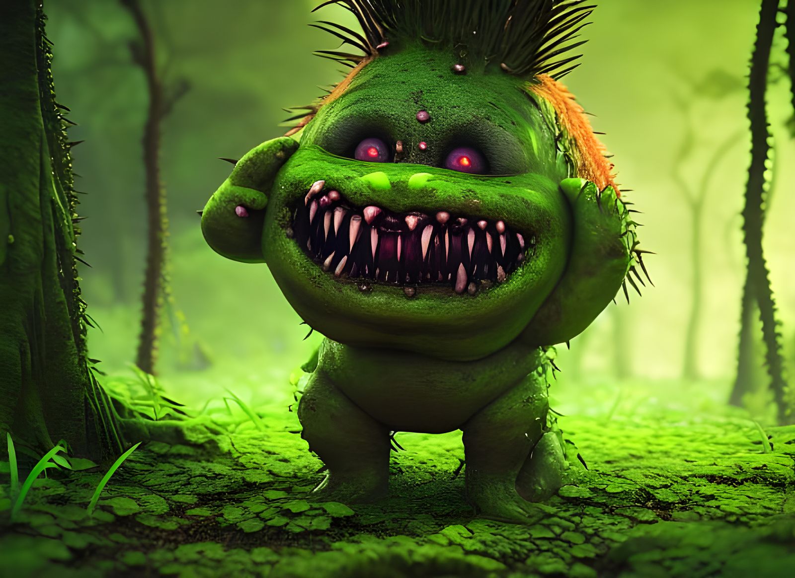 Swamp troll - AI Generated Artwork - NightCafe Creator