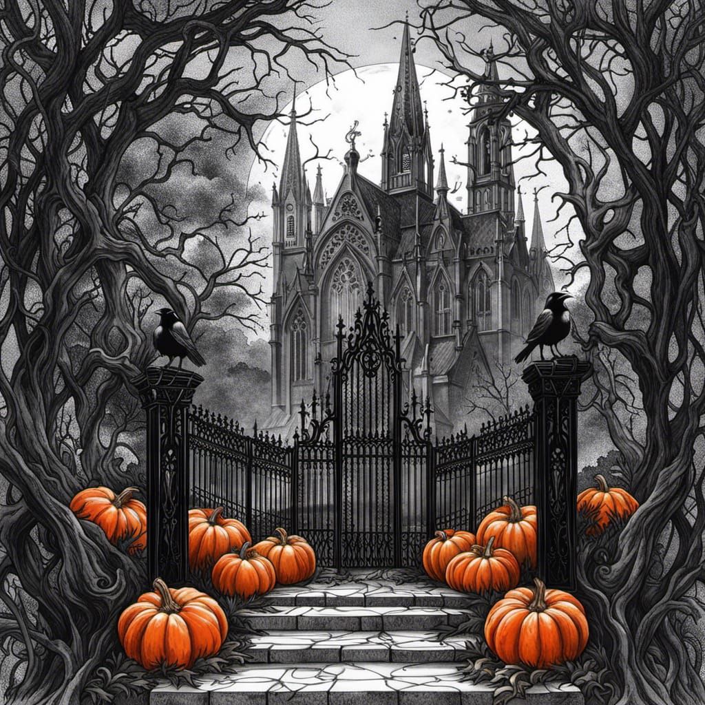 The Church of All-Hallows Past  by @Plats