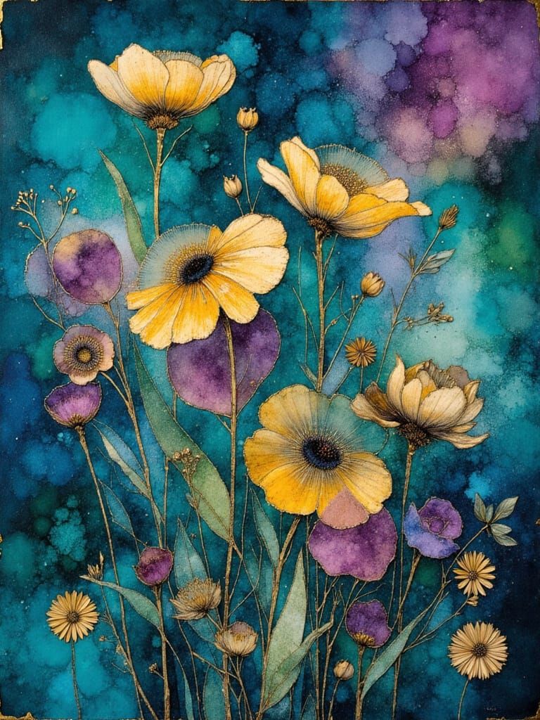 abstract surrealism and whimsical geometry.