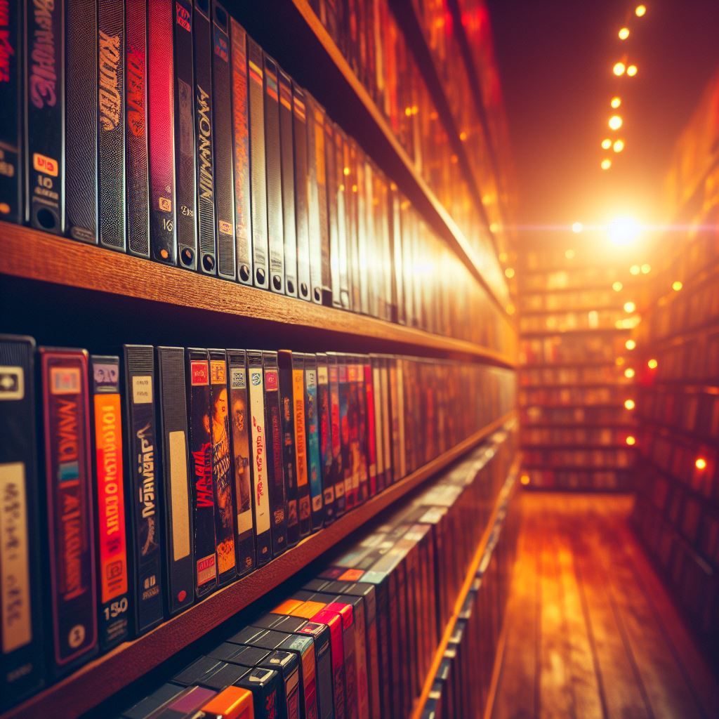 80s VHS video library 📼