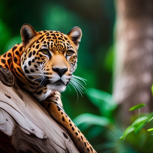 Melting Jaguar AI Generated Artwork NightCafe Creator