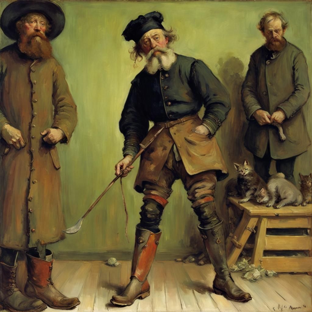 As soon as I put on my felt boots, I immediately became old,...