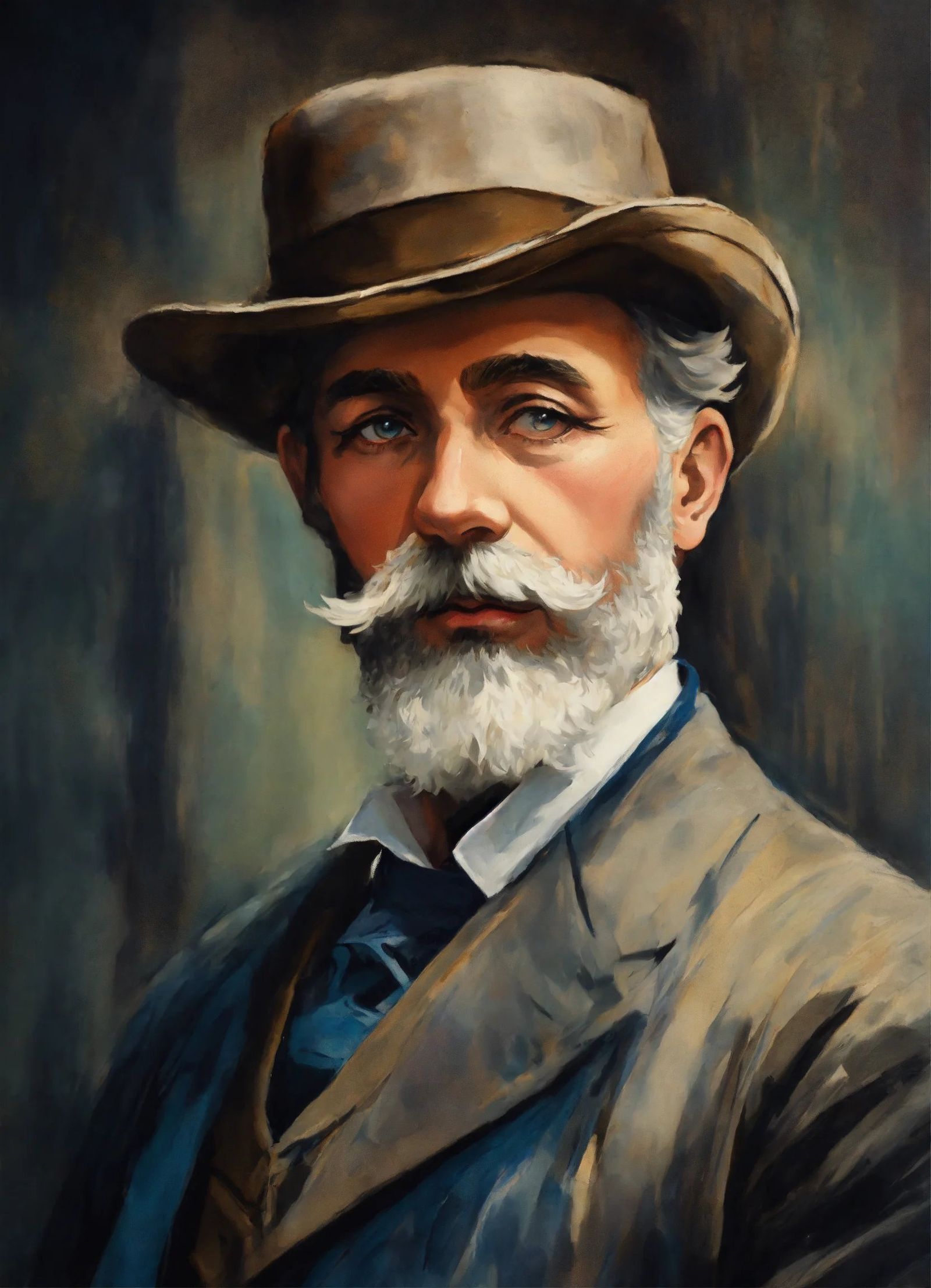 Man in a Nineteenth-Century Hat