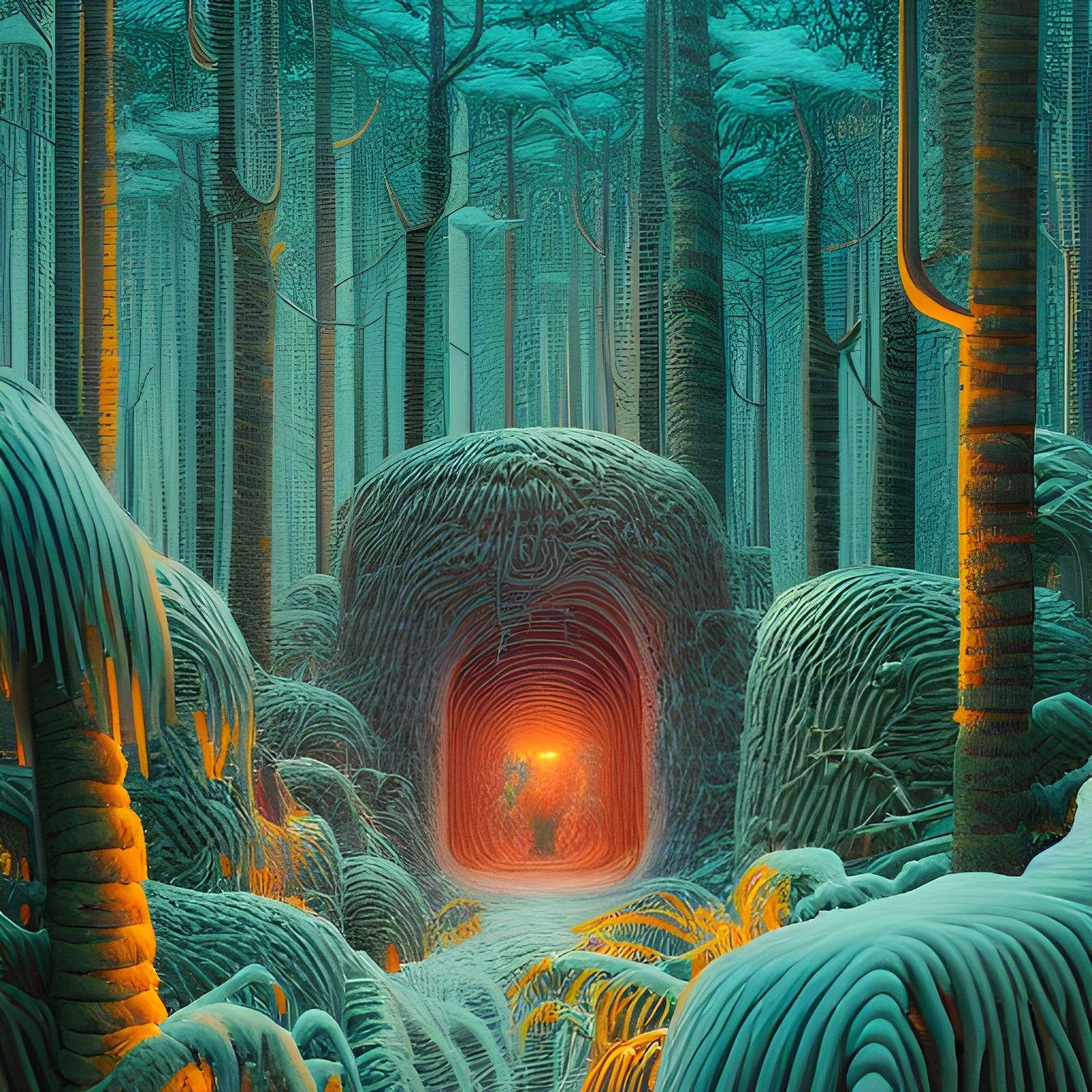 Frosted Foam Jungle: Fantasy Album Art