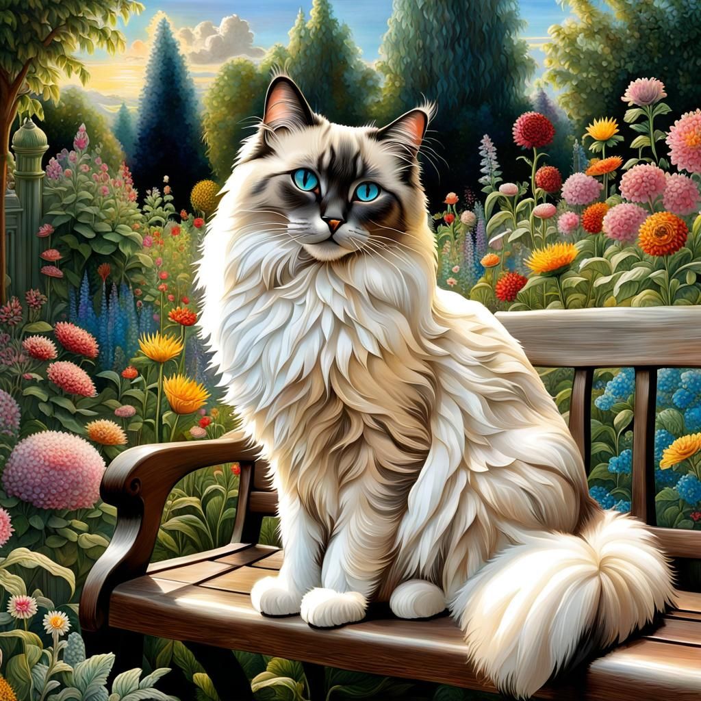 Ragdoll Cat  by @Unreal Creations