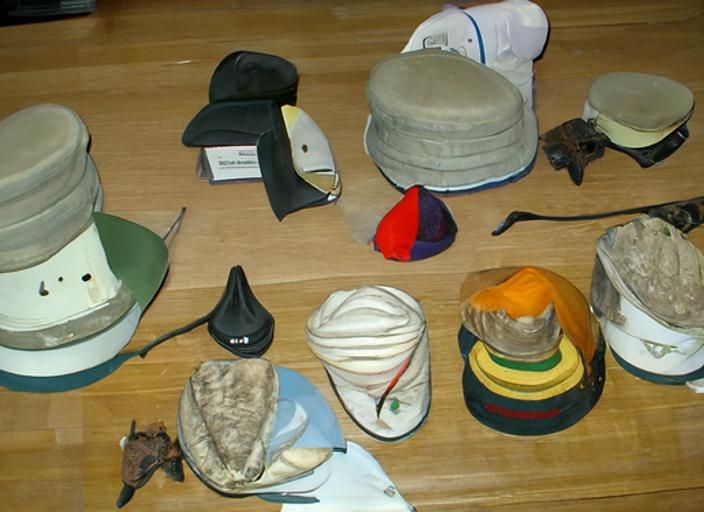 A selection of hats