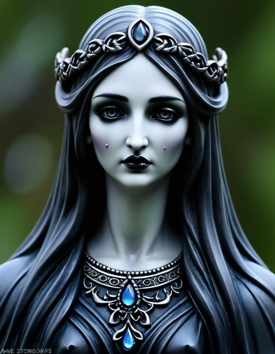 Dark Sinister Fantasy, Sad Aphrodite Statue, Gothic Teardrops, Anne ...