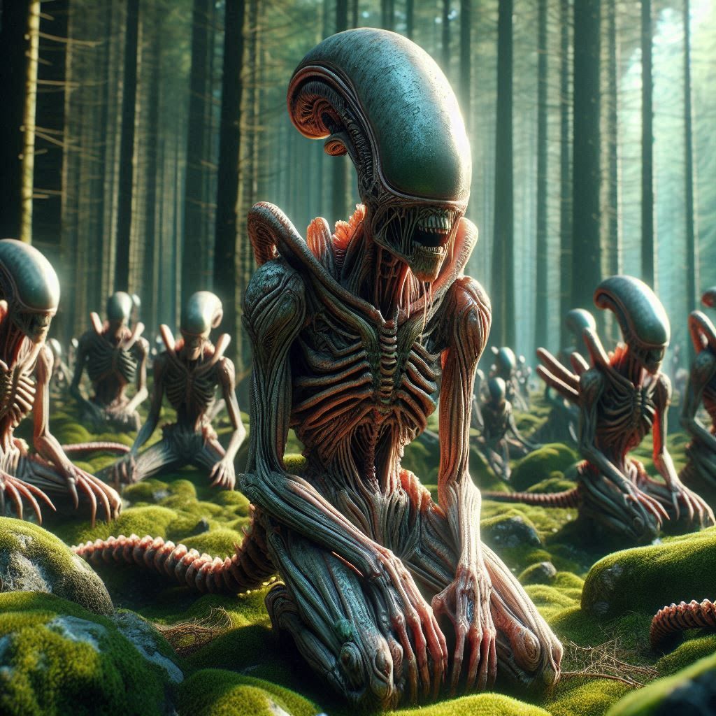 Aliens in the Woods