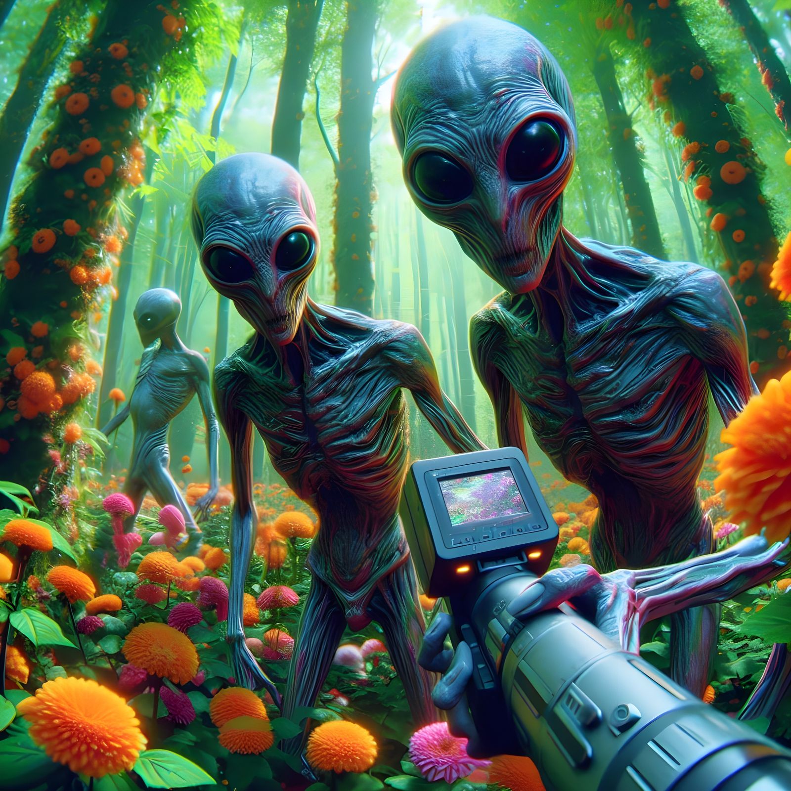 Aliens in the Woods