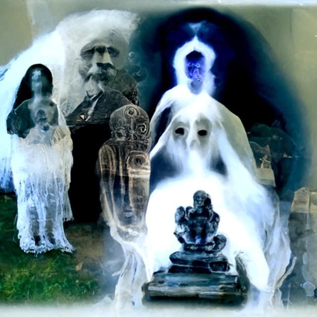 Ghostly dimension with ancestors of divine thought