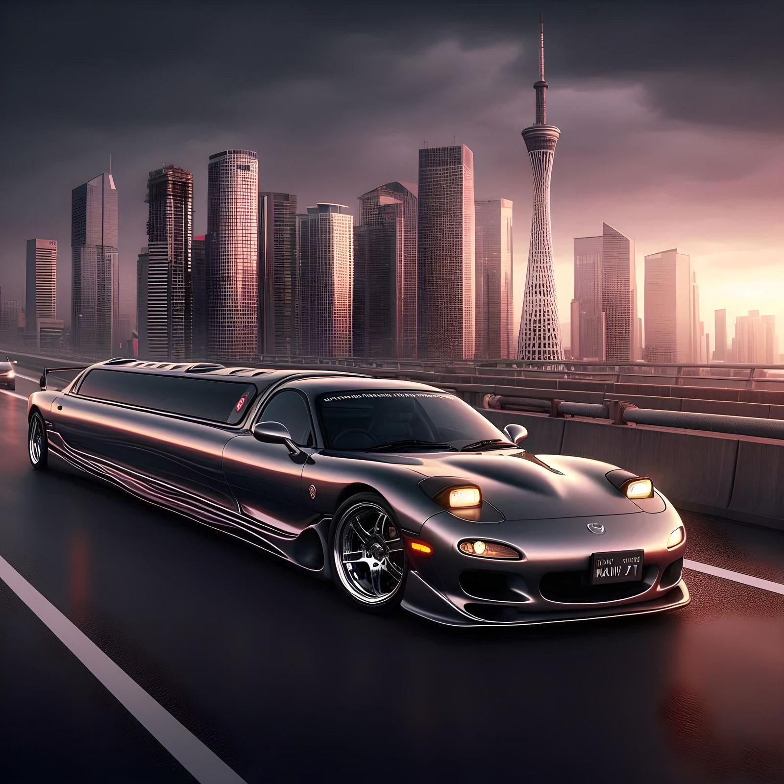 Mazda RX-7 Stretch Limo