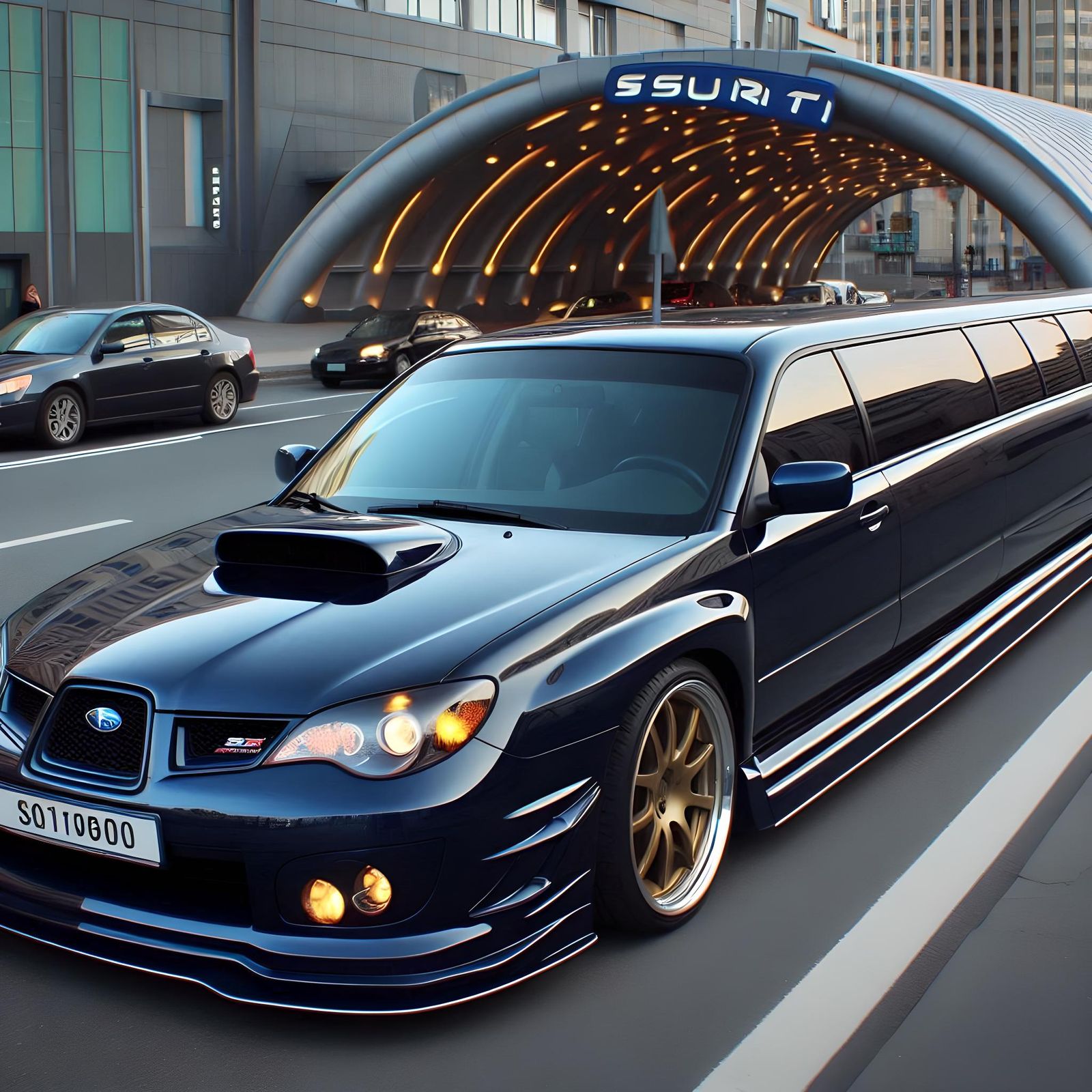 WRX STI Stretch Limo