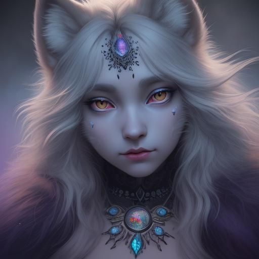 Fluffy V - AI Generated Artwork - NightCafe Creator