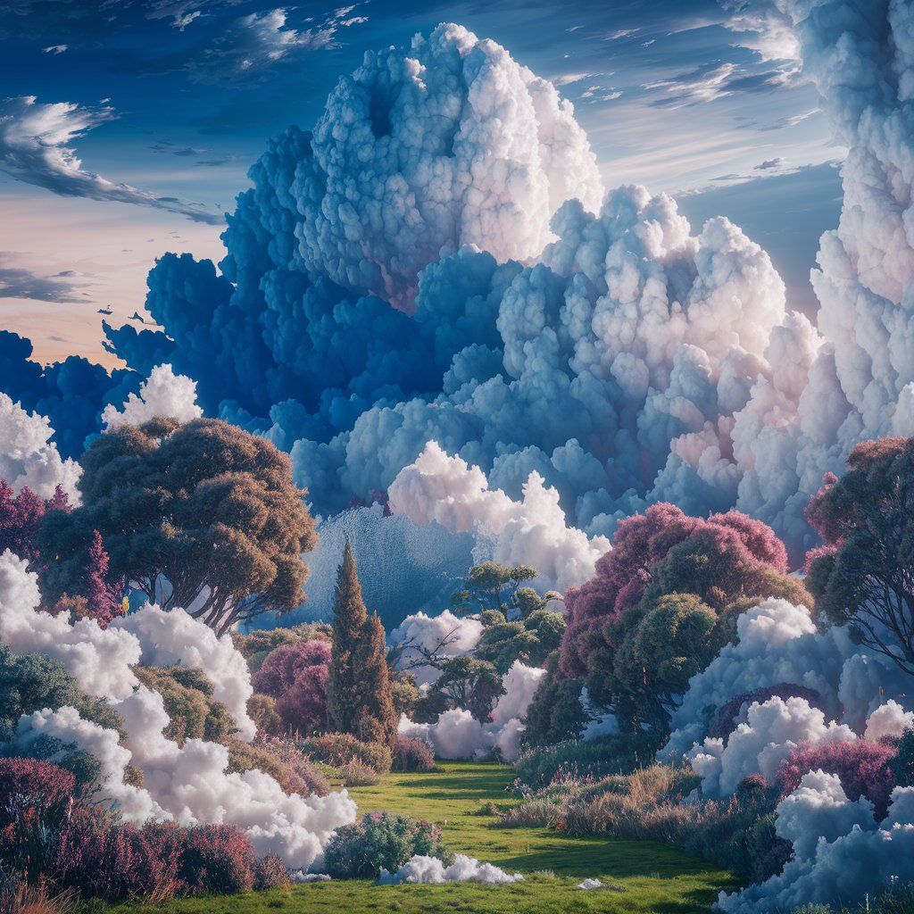 A garden in the clouds