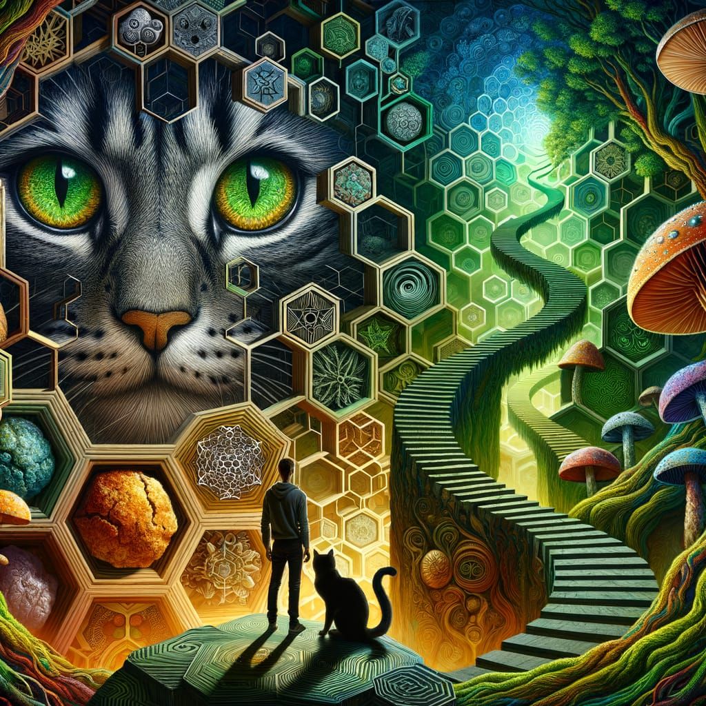 Navigating a Cat's Mind  by @Wolfkazzy