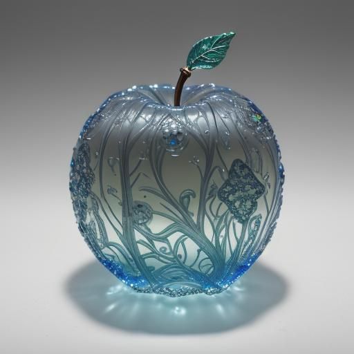 A Glass Apple Ai Generated Artwork Nightcafe Creator 1040