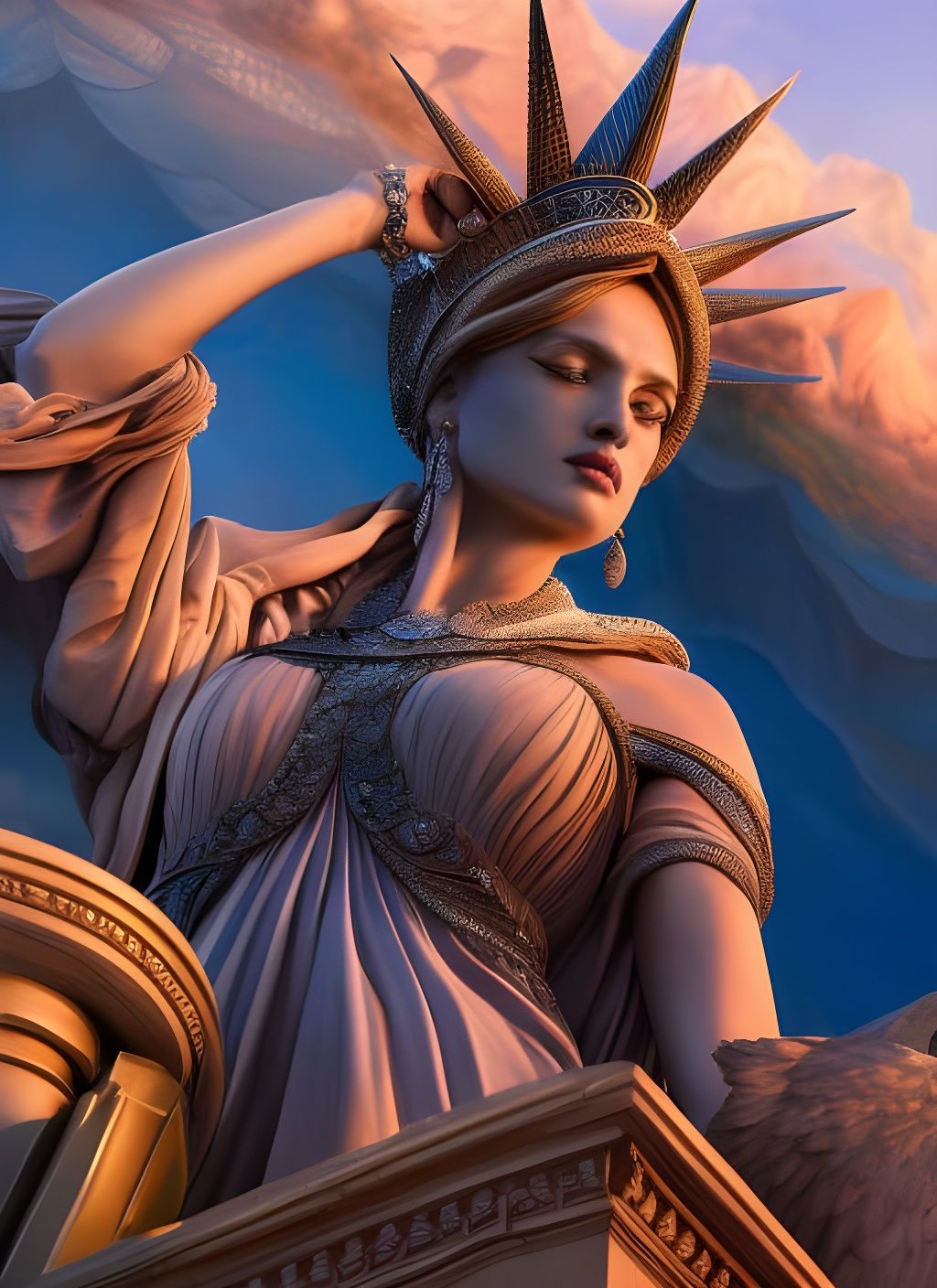 Statue of Liberty Reimagined  by @Rochelle