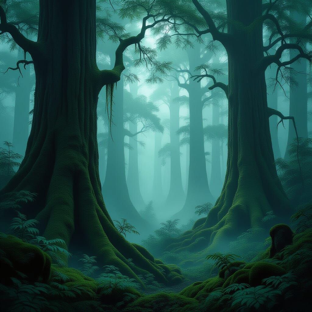 Foggy Forests  by @Nicky