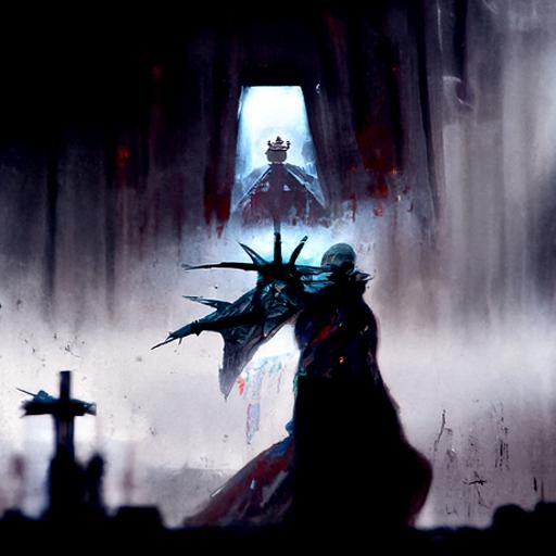 as we’re being played out by the anthem of a dying crown
