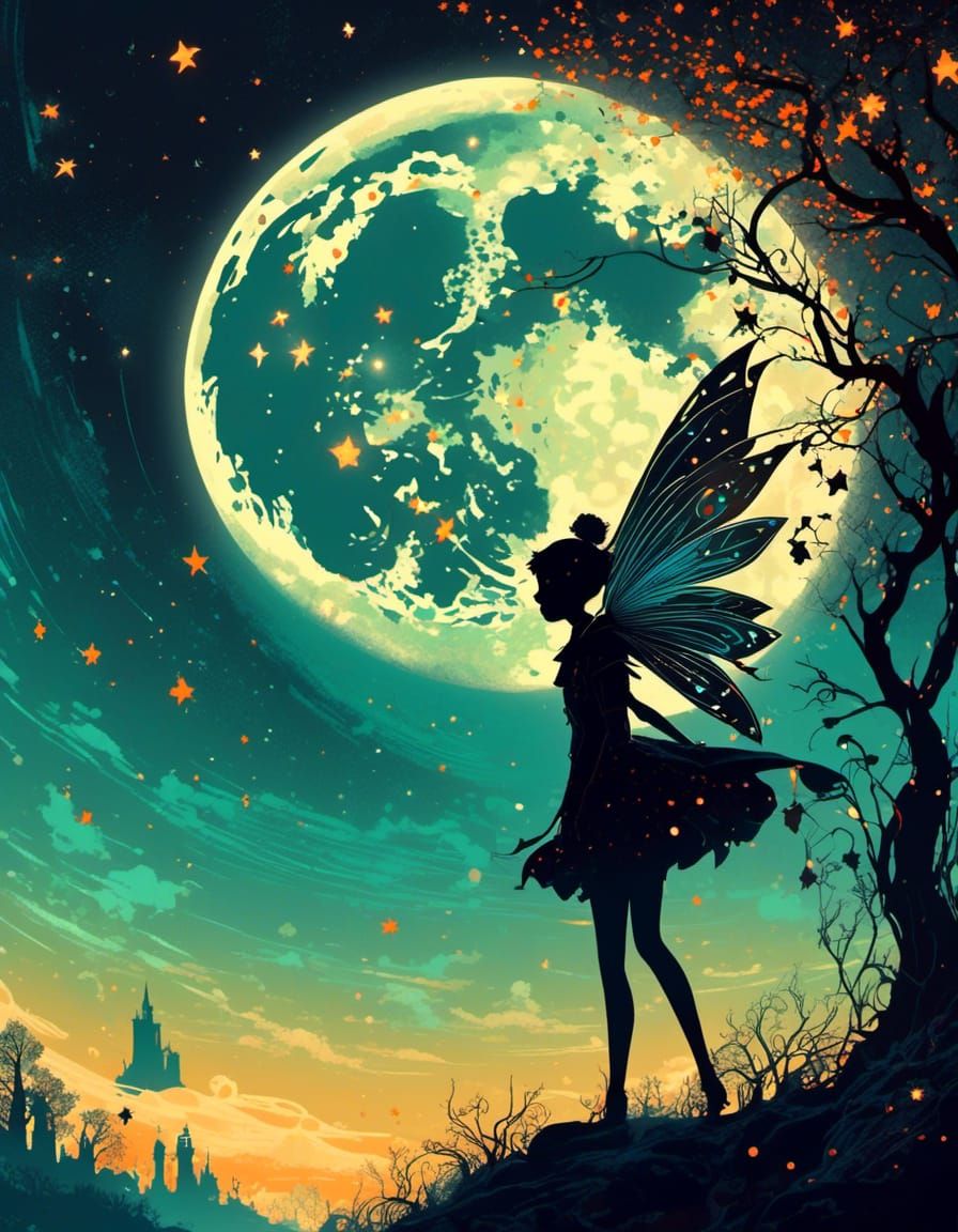 Silhouette Fairy