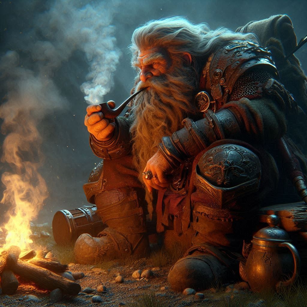 Dwarf campfire