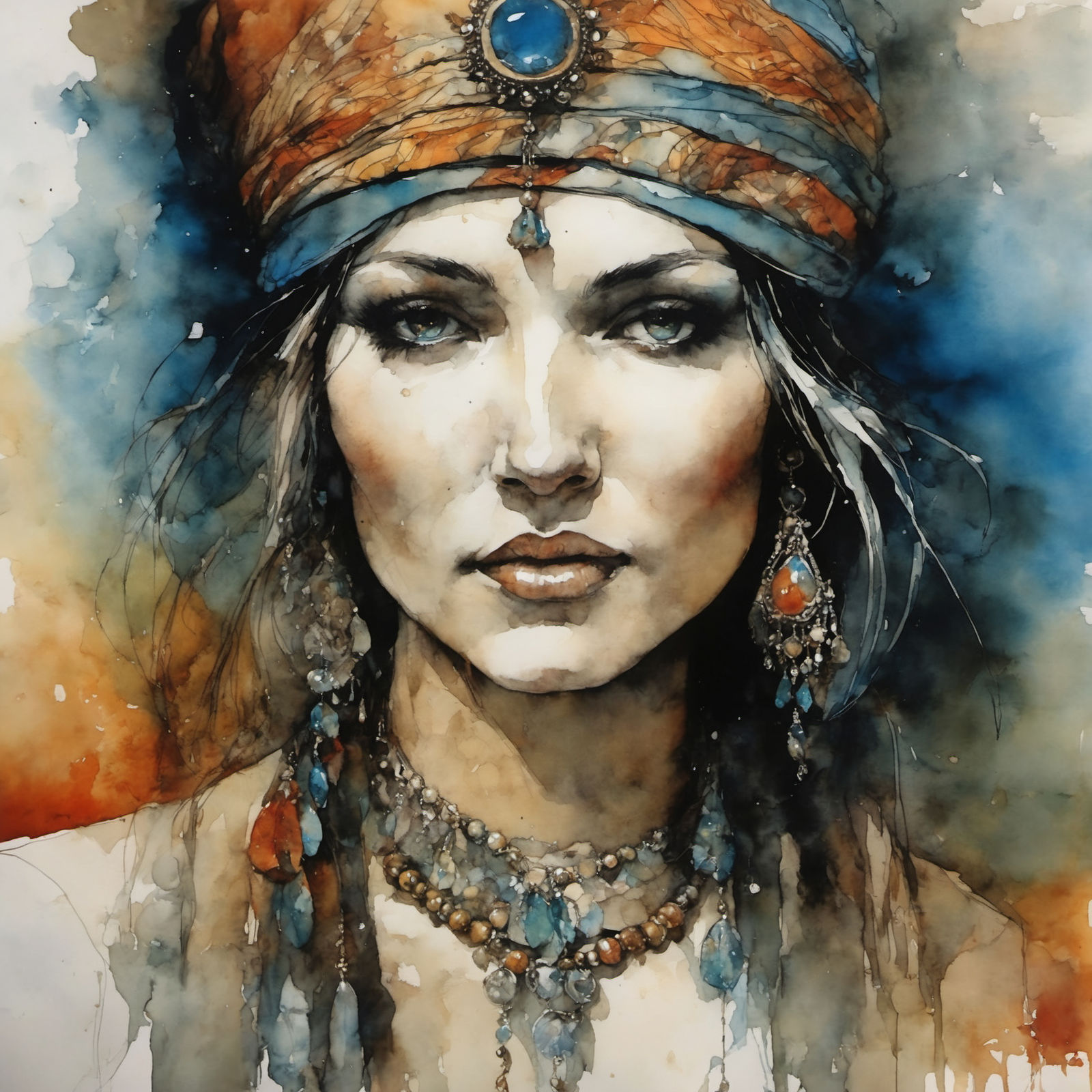 Gypsy Fortune teller - Tensor _ SDXL + NI Lora