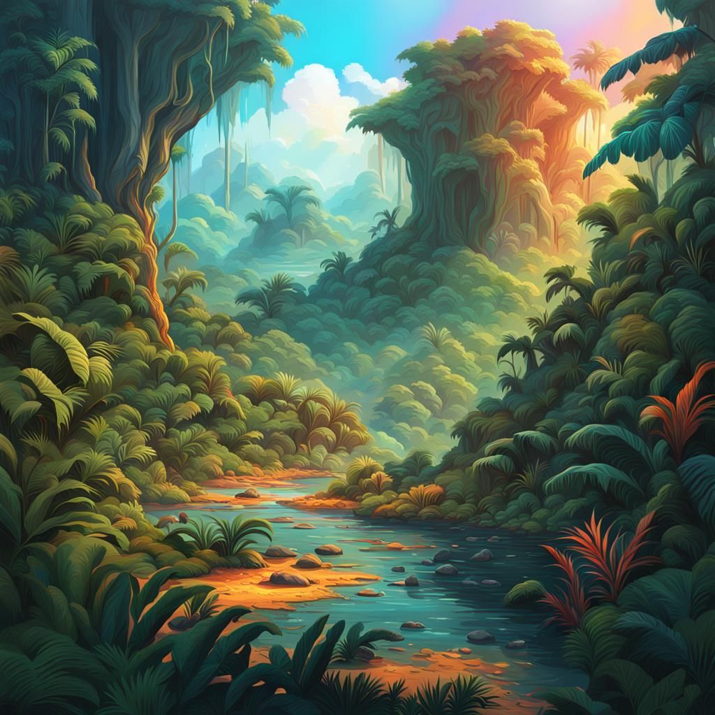 Vast Jungle landscape