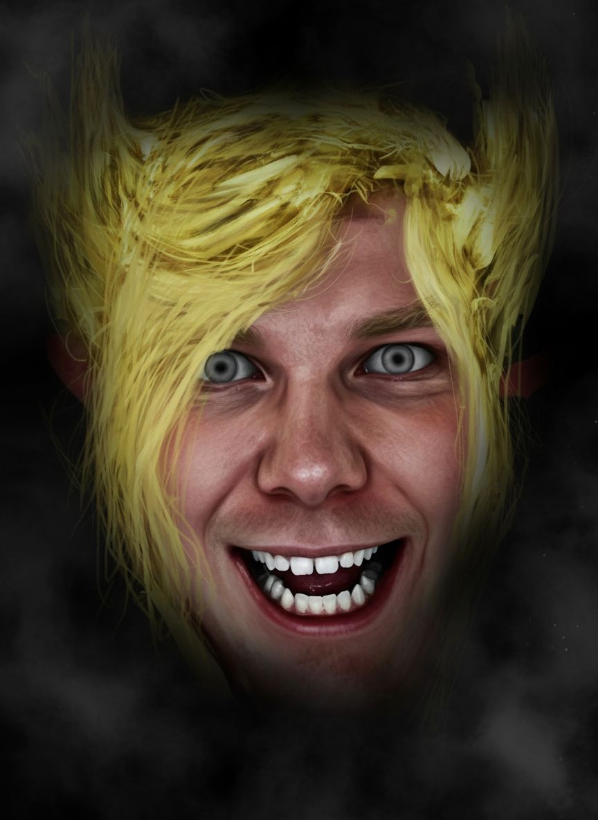 Scarily accurate hyperrealistic subtle uncanny version of vo...