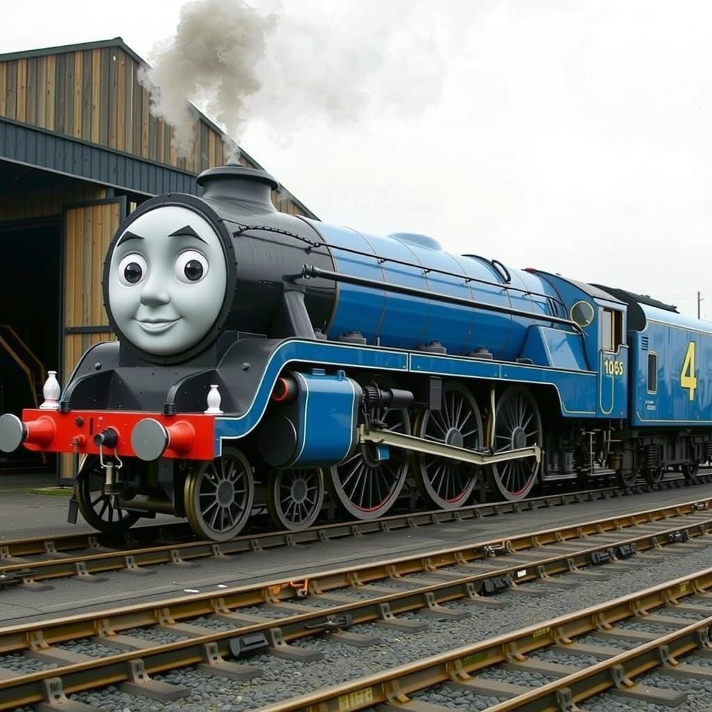 Gordon the Express Engine.  by @Simon C