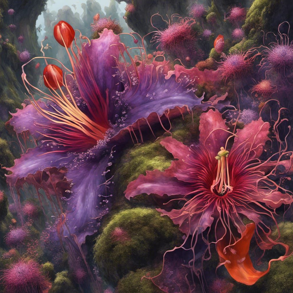 Spirit Passion- Flowers  by @UmeHermana 