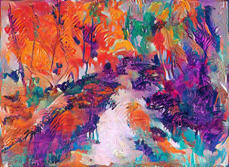 Swirling waterfall 2