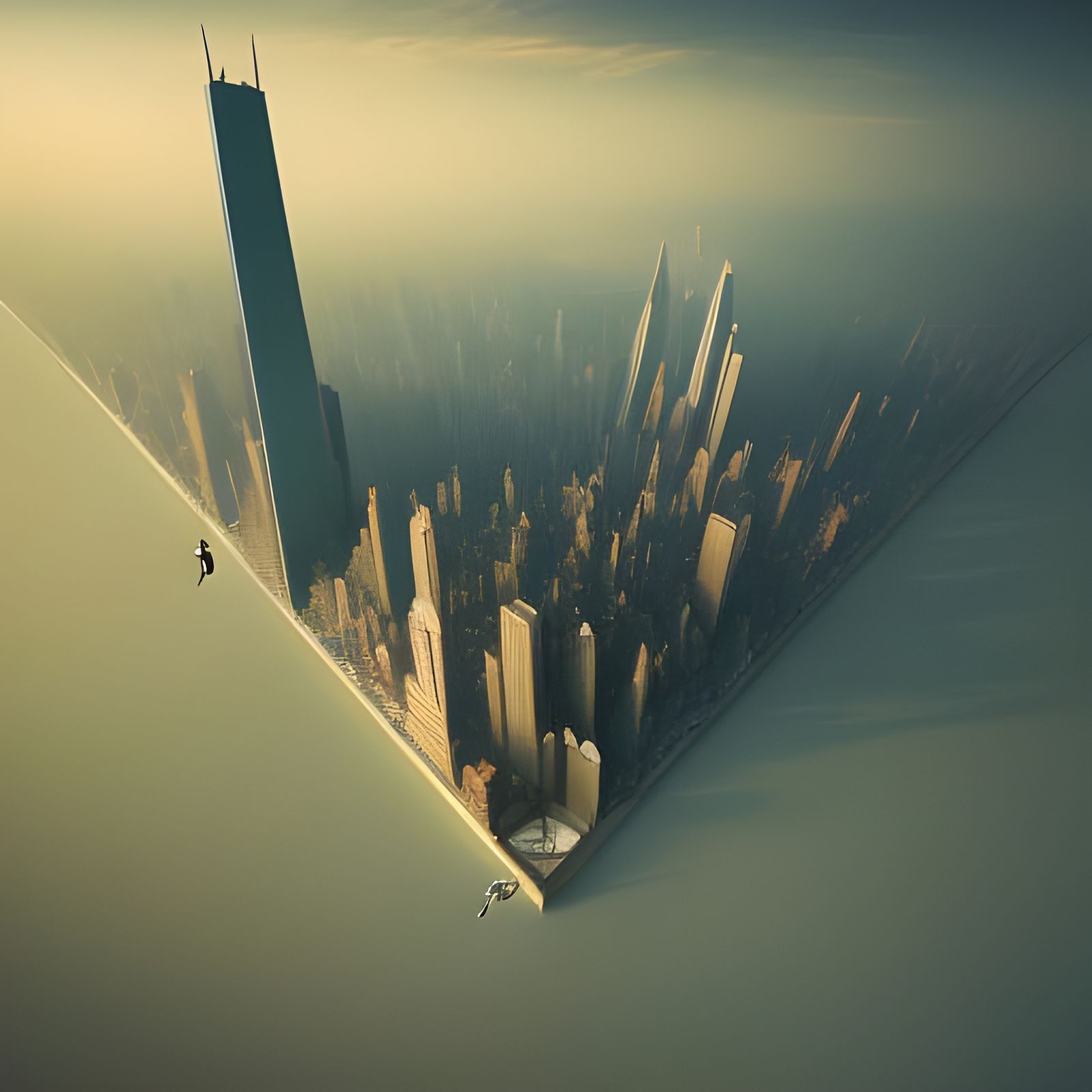 the edge of the map