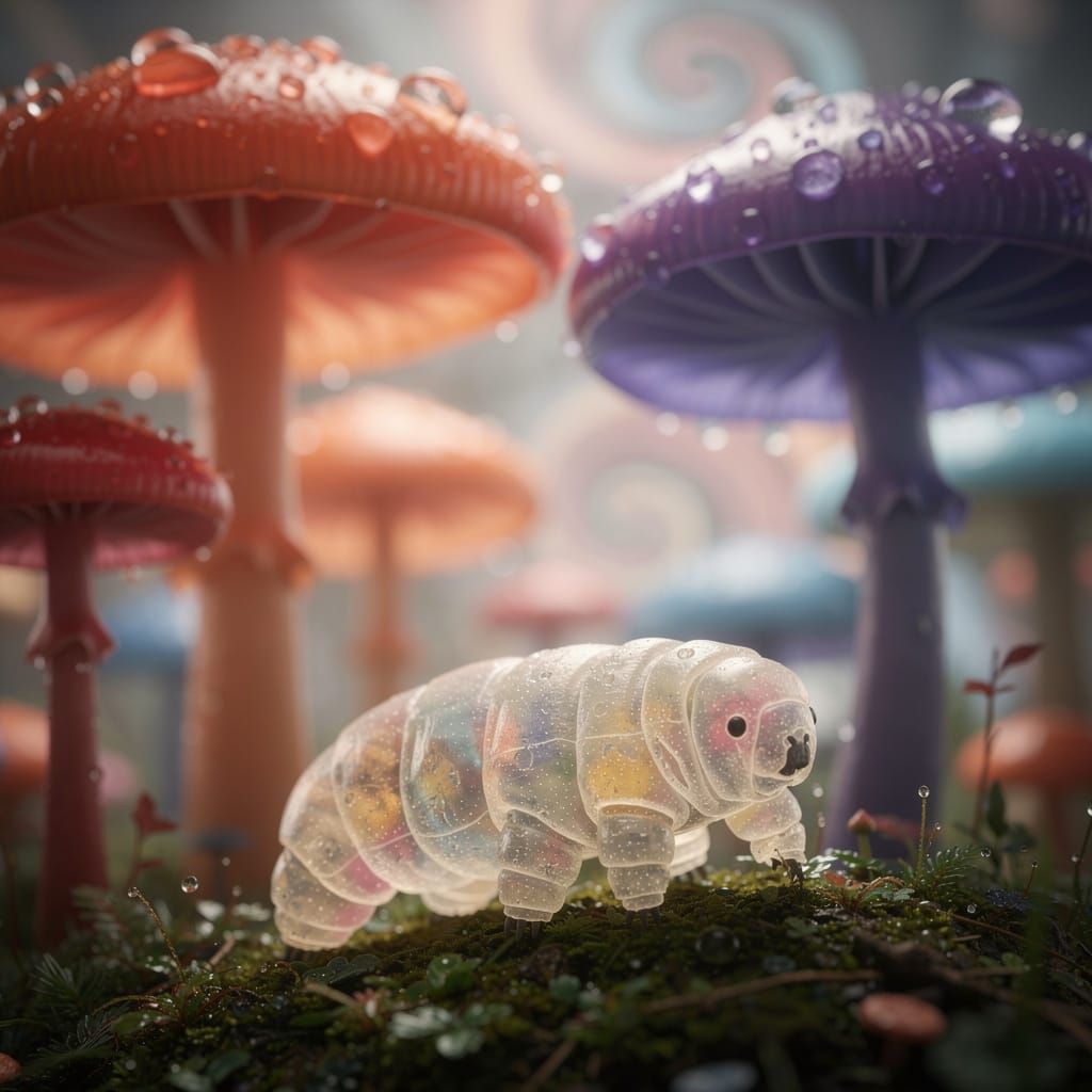Water bear  by @ArtByAj