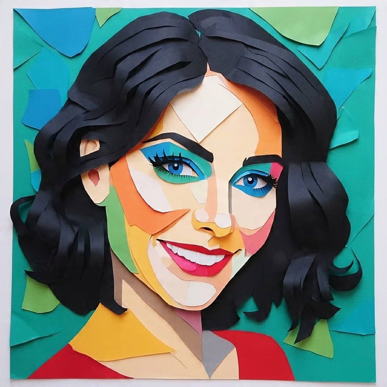 Construction Paper Portrait