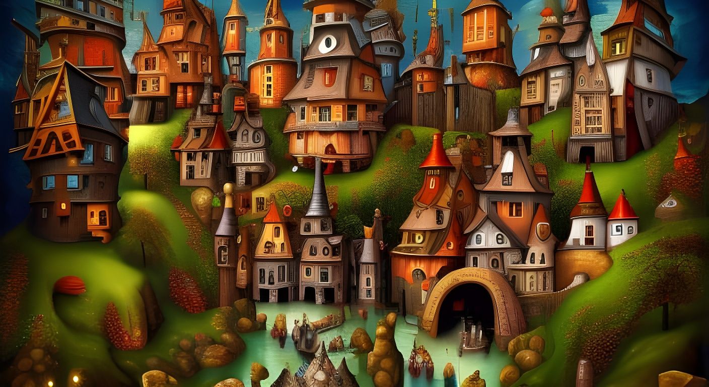Medieval Village (Surreal)