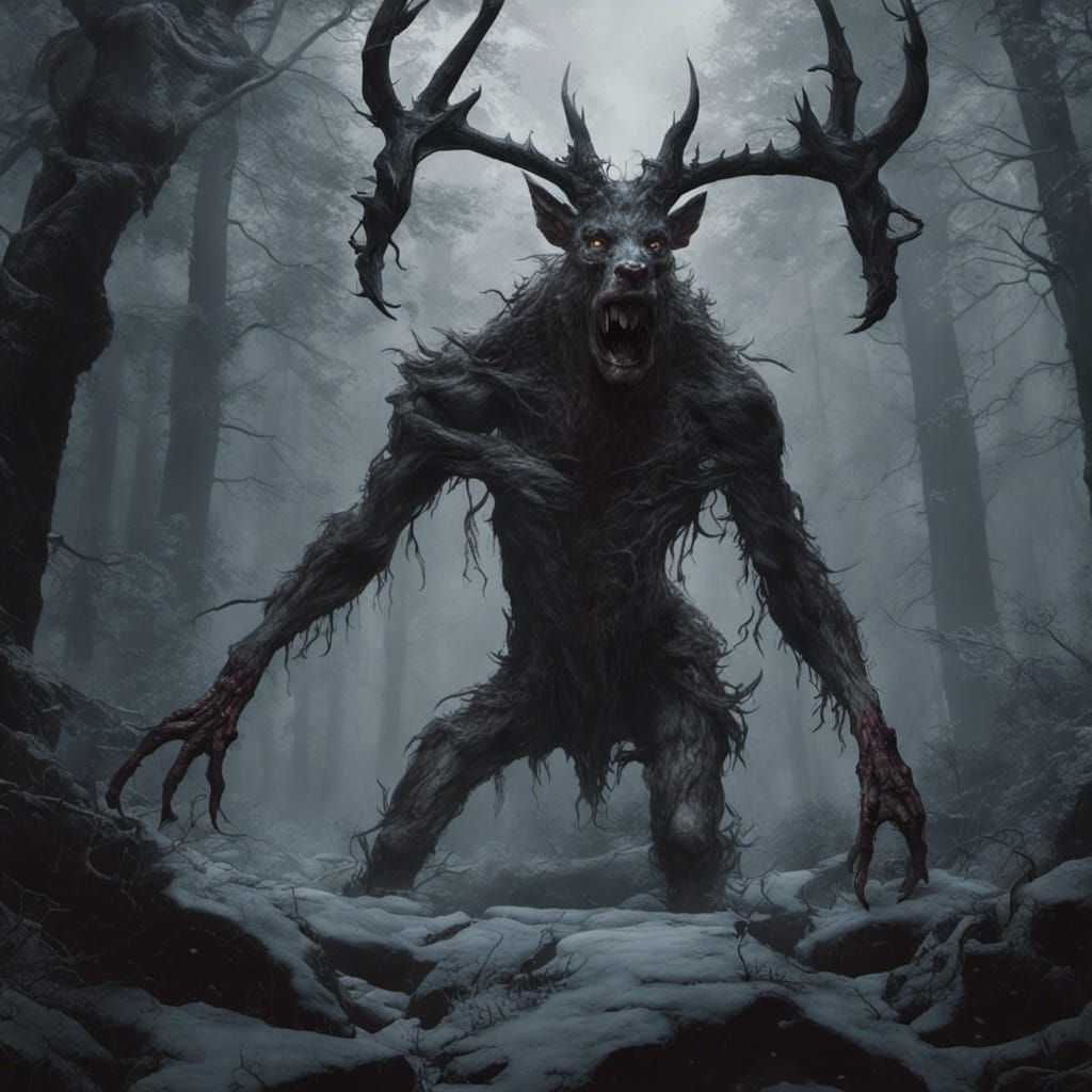 Wendigo - AI Generated Artwork - NightCafe Creator