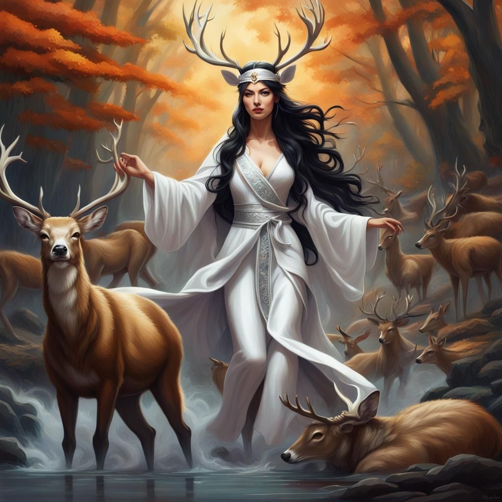 The goddess of the hunt