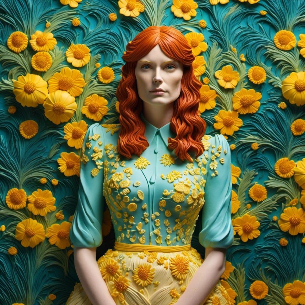 Florence Welch made using “Buttercream” community model 