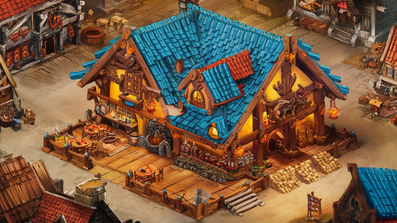 color
Dungeons & Dragons, town blueprint, Sure, here is the ...