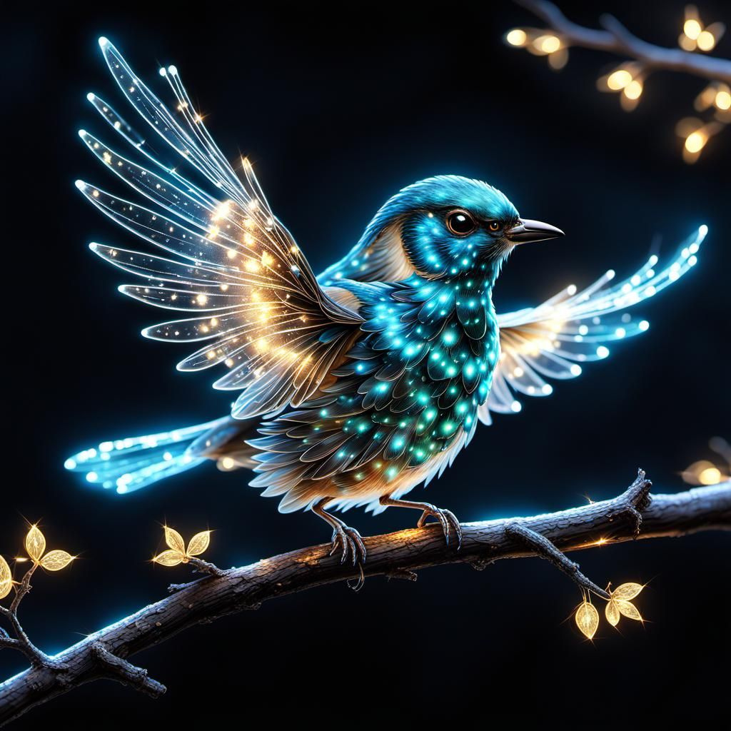 A bird doesn't trust the branch beneath its feet but its own wings  by @Mini