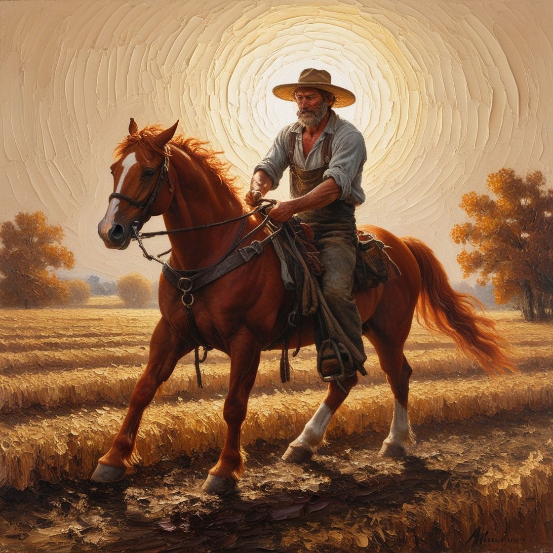 Farmer on Horseback