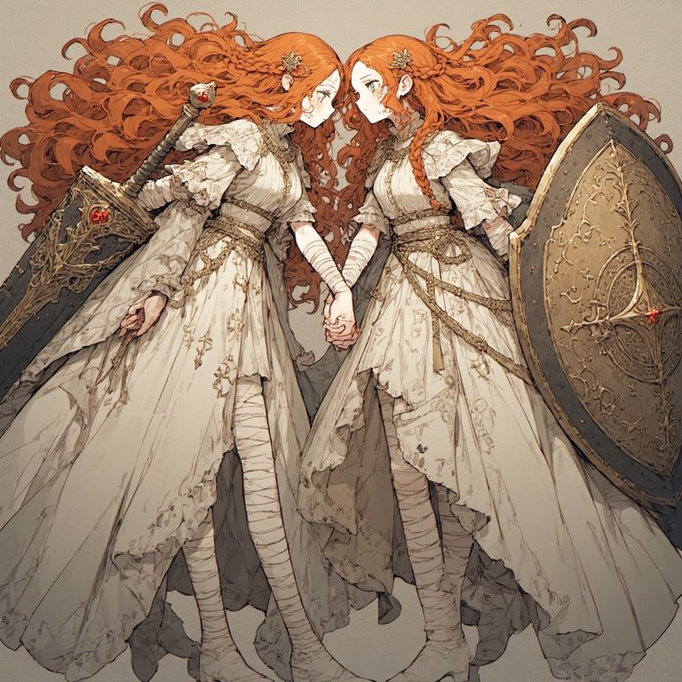 "The King's Sword & Shield" Julienie and Qulienie